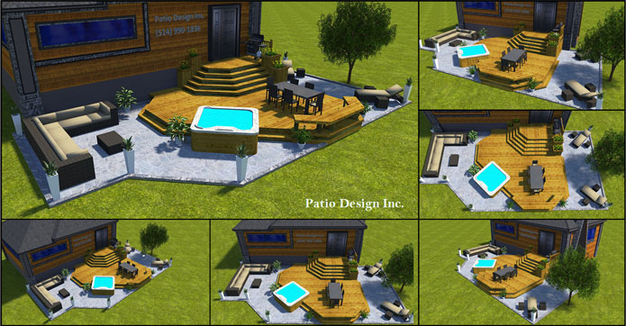 Plans 3D par Patio Design inc.