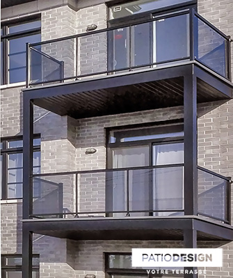 Balcons en aluminium par Patio Design inc.