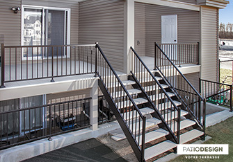 Balcons en aluminium par Patio Design inc.