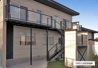 Balcons en aluminium par Patio Design inc.