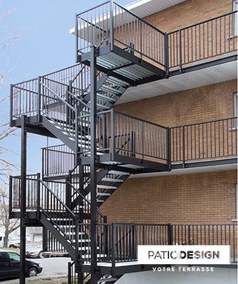 Balcons en aluminium par Patio Design inc.