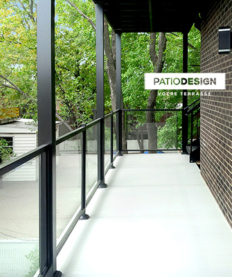 Balcons en aluminium par Patio Design inc.