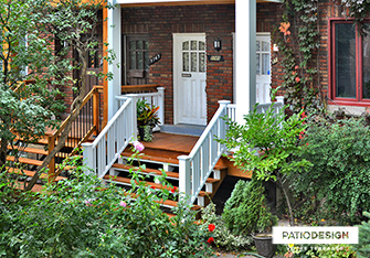 Balconies and front doors by Patio Design inc.