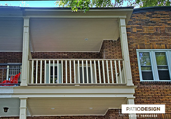 Balconies and front doors by Patio Design inc.