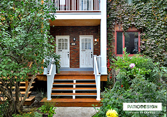 Balconies and front doors by Patio Design inc.