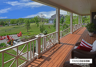 Balconies and front doors by Patio Design inc.