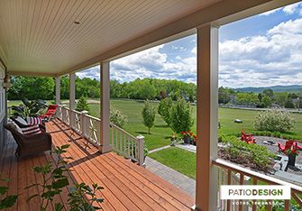 Balconies and front doors by Patio Design inc.