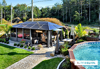 Gazébo de Patio Design inc.