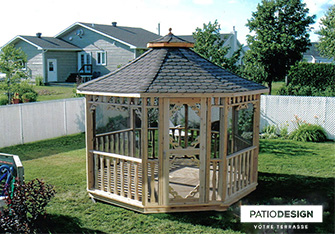 Gazébo de Patio Design inc.