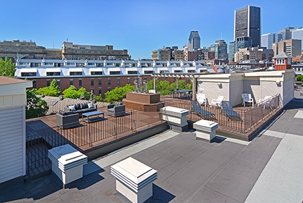 Patio sur Toits (Terrasse) par Patio Design inc.