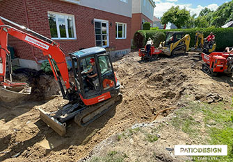 Démolition de piscine creusée par Patio Design inc.