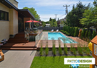 Patio en bois par Patio Design inc.