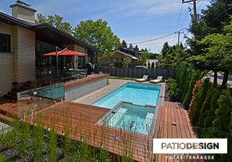 Patio en bois par Patio Design inc.