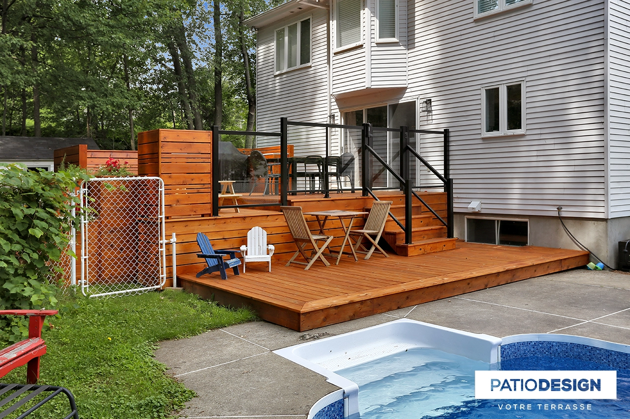 Wood Patio by Patio Design inc.