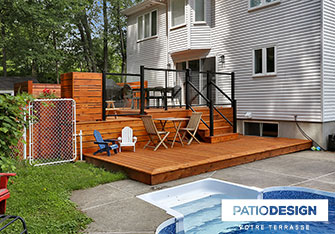 Wood Patio by Patio Design inc.