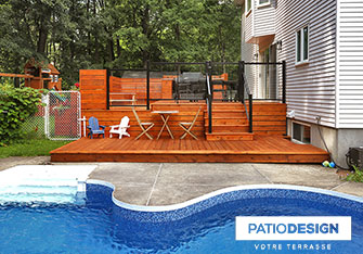 Patio en bois par Patio Design inc.