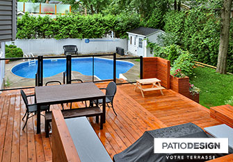 Wood Patio by Patio Design inc.