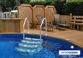 Patio en bois par Patio Design inc.