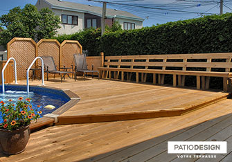 Wood Patio by Patio Design inc.