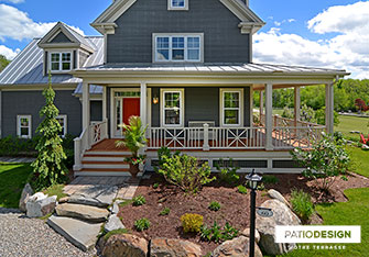 Patio en bois par Patio Design inc.