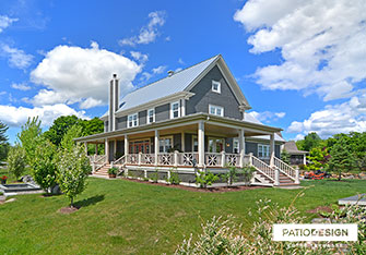 Patio en bois par Patio Design inc.