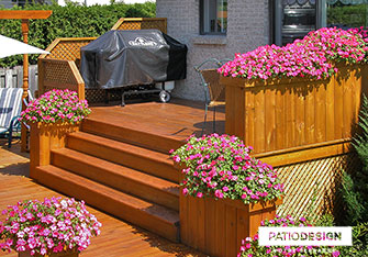 Wood Patio by Patio Design inc.