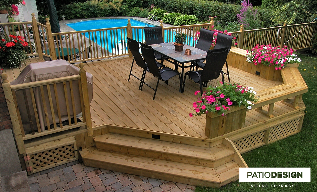 Wood Patio by Patio Design inc.
