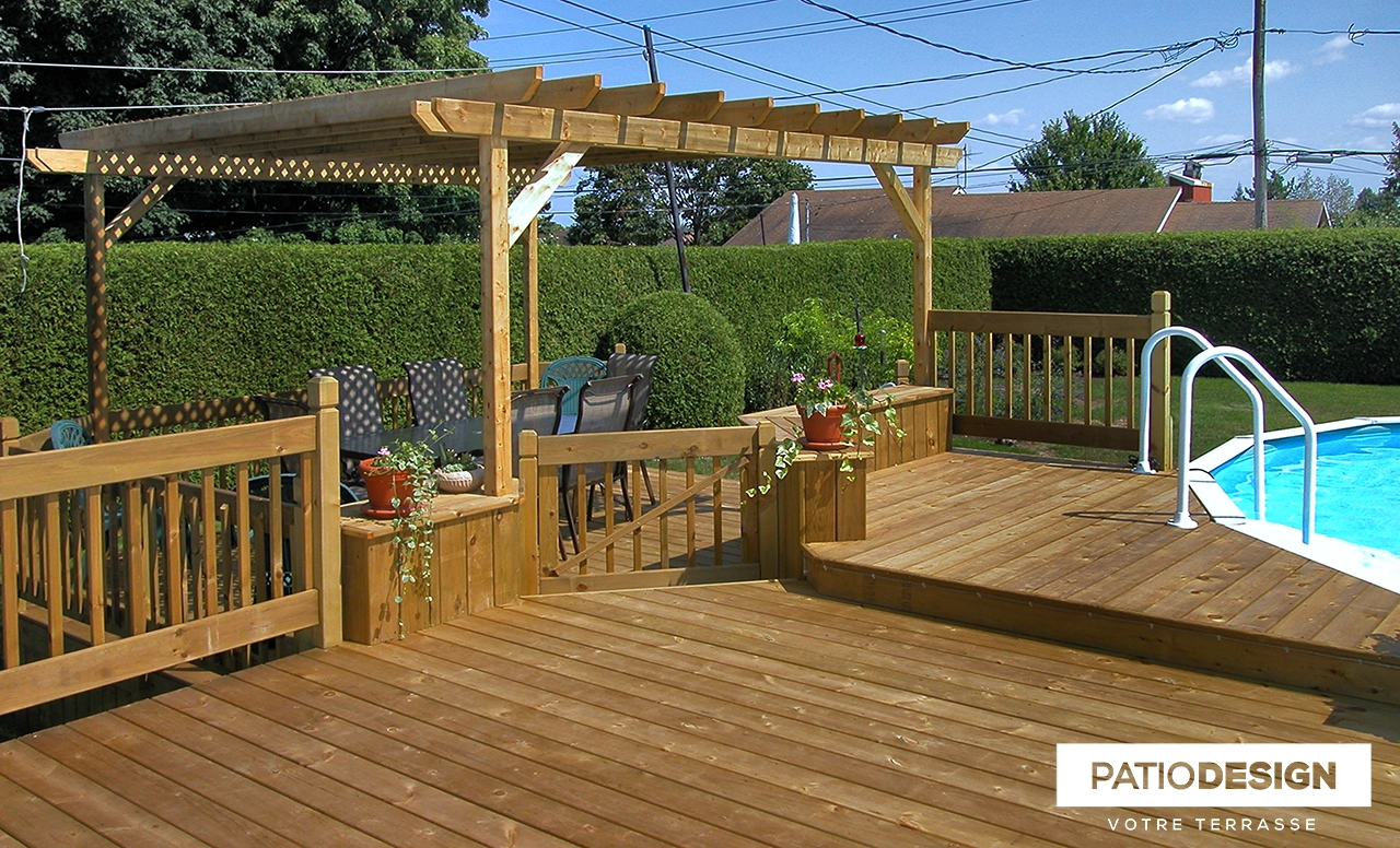 Wood Patio by Patio Design inc.