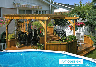 Wood Patio by Patio Design inc.