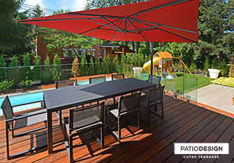 Wood Patio by Patio Design inc.