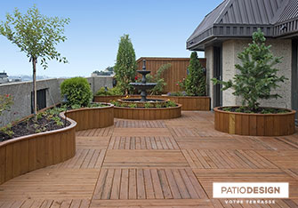 Wood Patio by Patio Design inc.