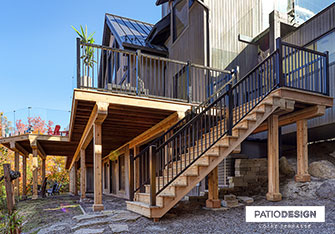 Patio en bois par Patio Design inc.