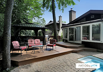 Fiberon Terrace by Patio Design inc.