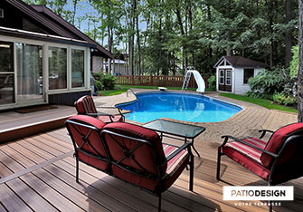 Terrasse Fiberon par Patio Design inc.