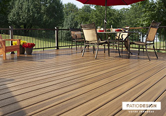 Terrasse Fiberon par Patio Design inc.