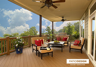 Terrasse Fiberon par Patio Design inc.