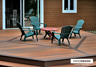 Terrasse Fiberon par Patio Design inc.