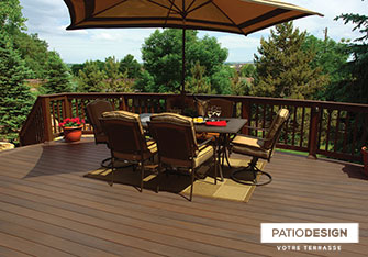 Terrasse Fiberon par Patio Design inc.