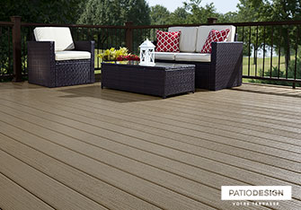 Terrasse Fiberon par Patio Design inc.