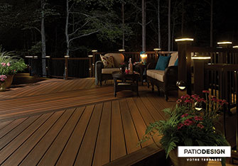 Terrasse Fiberon par Patio Design inc.