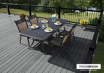 Terrasse Fiberon par Patio Design inc.