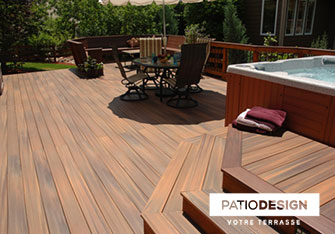 Fiberon Terrace by Patio Design inc.