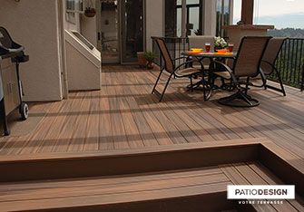 Fiberon Terrace by Patio Design inc.