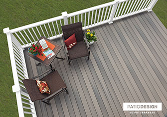 Terrasse Fiberon par Patio Design inc.