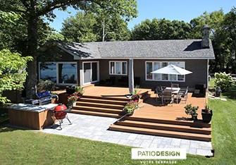 Terrasse Fiberon par Patio Design inc.