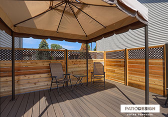 Terrasse Fiberon par Patio Design inc.