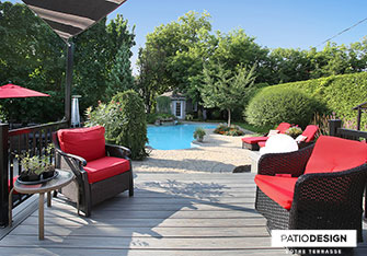 Terrasse Fiberon par Patio Design inc.