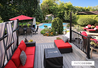 Fiberon Terrace by Patio Design inc.