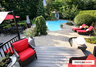 Fiberon Terrace by Patio Design inc.