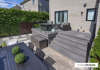 Fiberon Terrace by Patio Design inc.